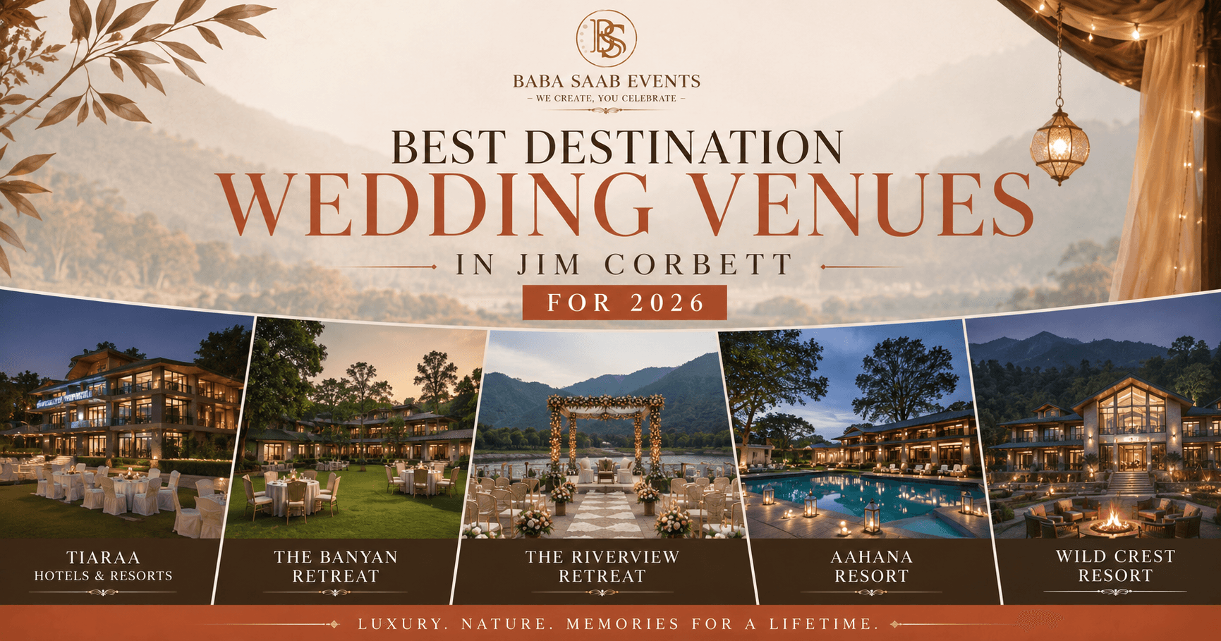 Best Destination Wedding Venues in Jim Corbett for 2026