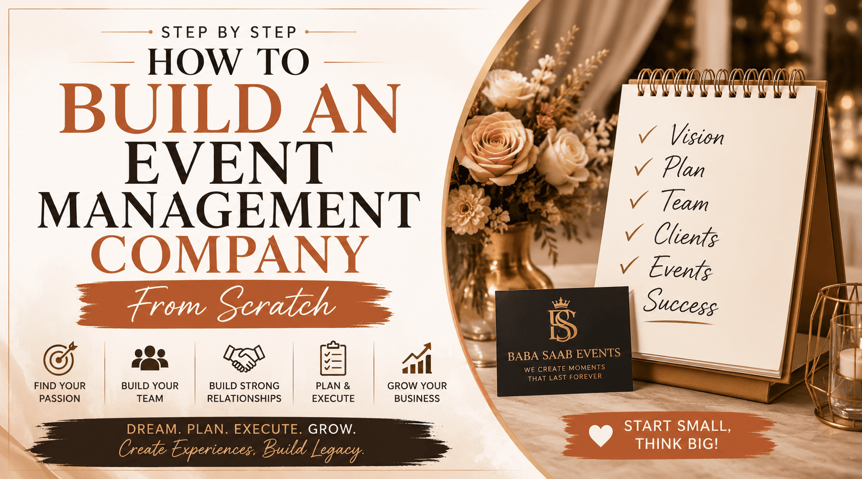 How to Build an Event Management Company from Scratch