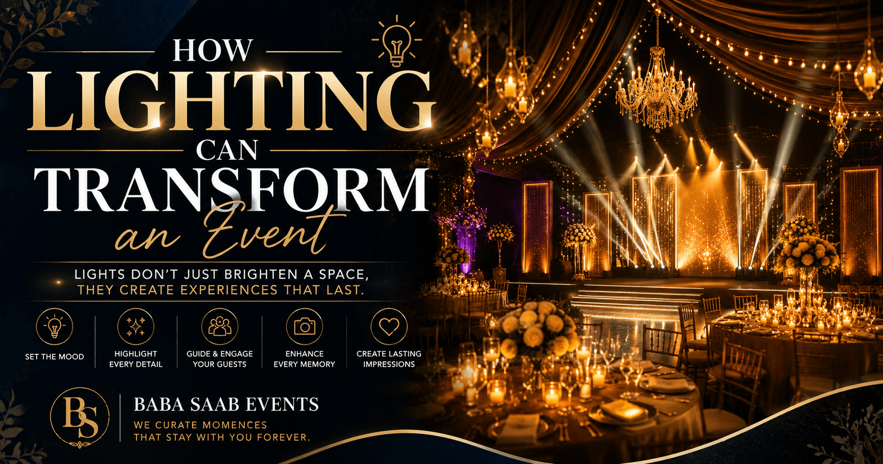 How Lighting Can Transform an Event