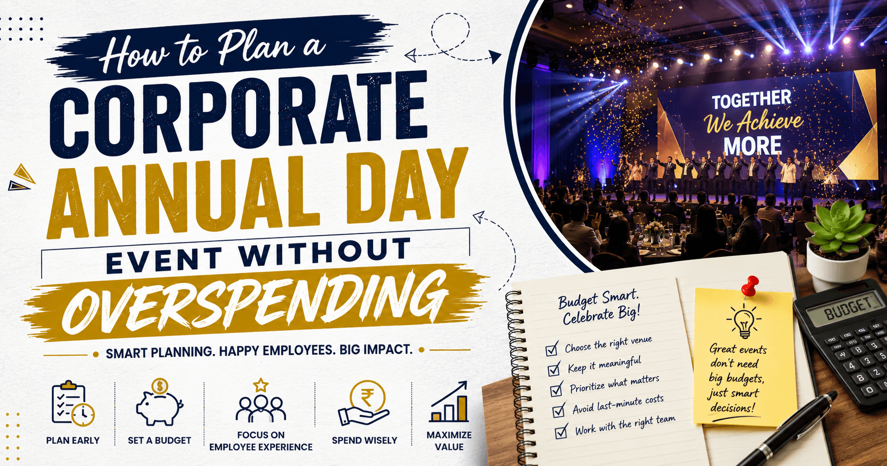 How to Plan a Corporate Annual Day Event Without Overspending