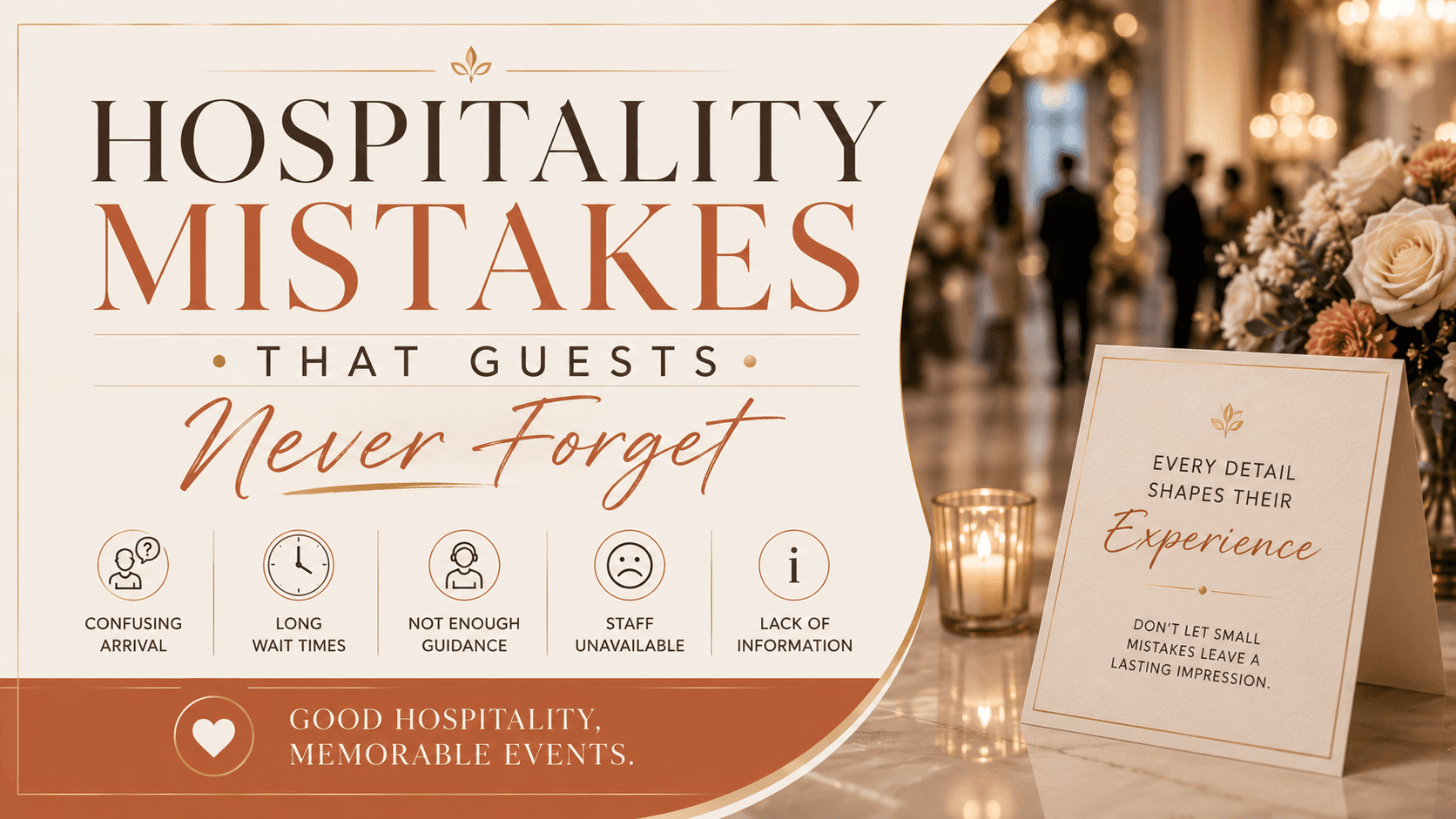 Hospitality Mistakes That Guests Never Forget