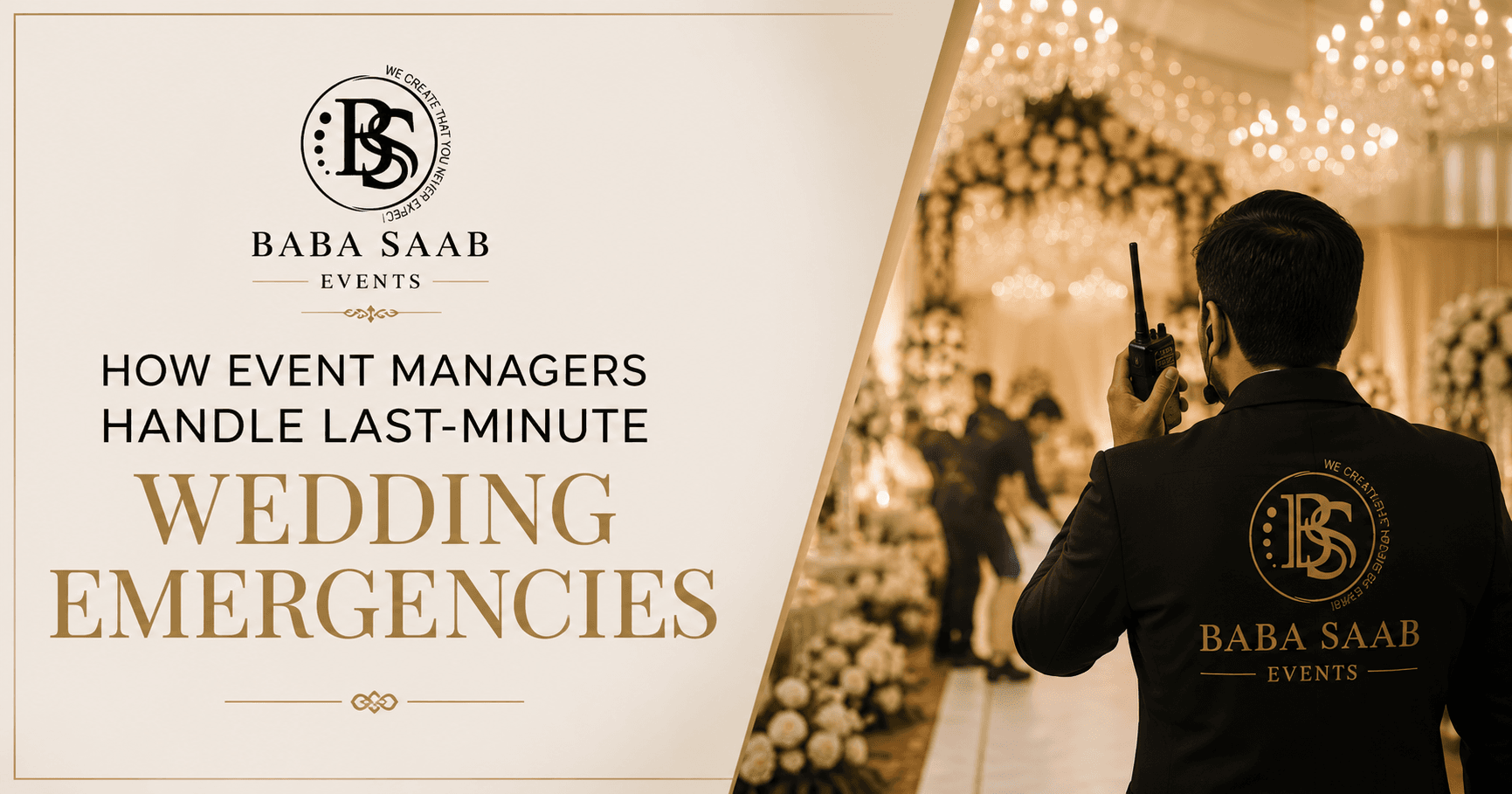 How Event Managers Handle Last-Minute Wedding Emergencies