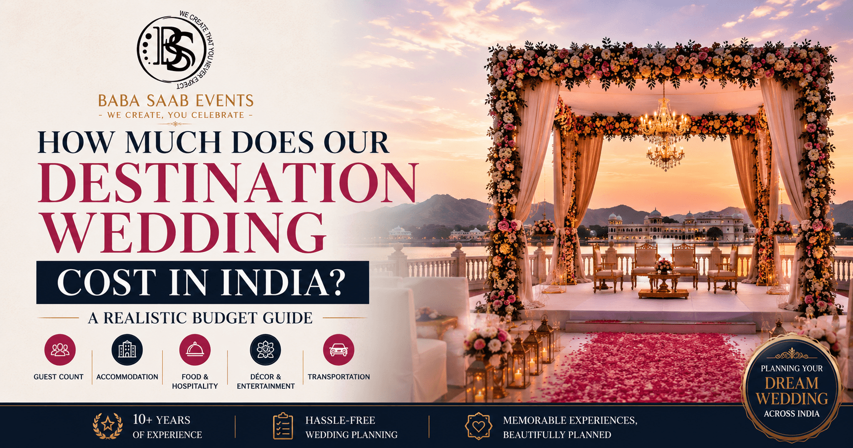 How Much Does a Destination Wedding Cost in India?