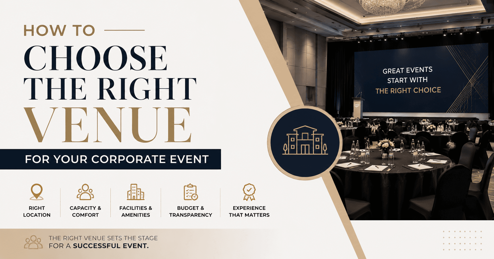 How to Choose the Right Venue for Your Corporate Event