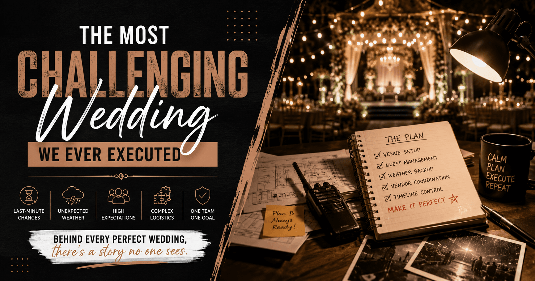 The Most Challenging Wedding We Ever Executed