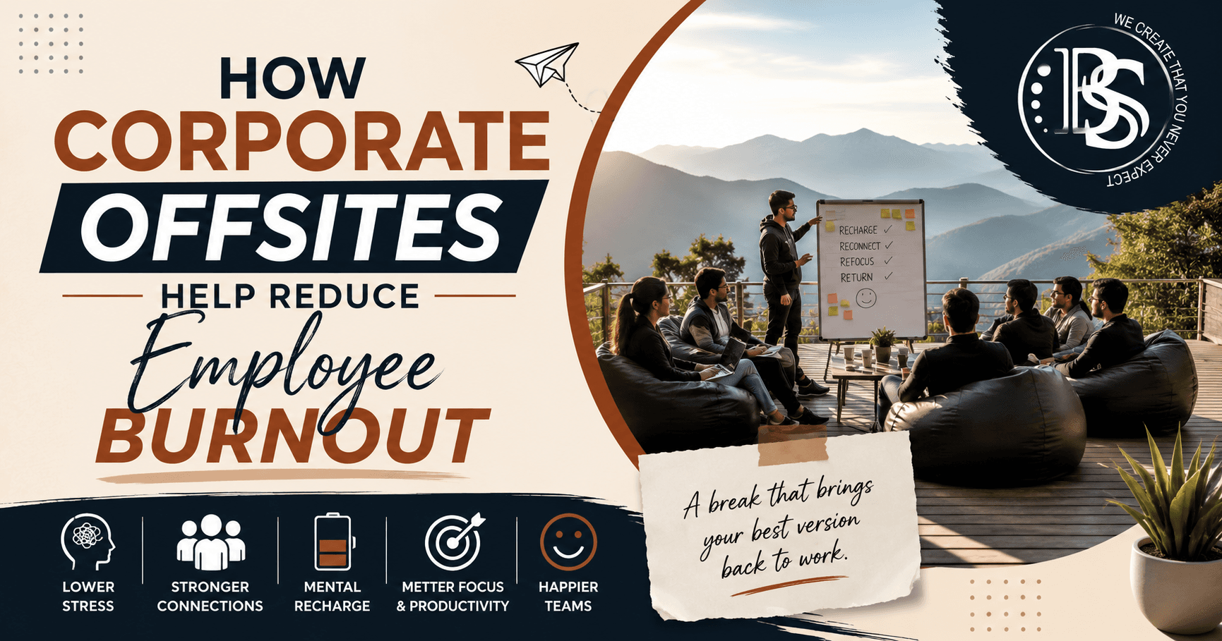 How Corporate Offsites Help Reduce Employee Burnout
